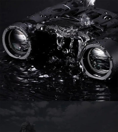 700x25 HD Zoom Portable Powerful Binoculars Long Range BAK4 Telescope Jumelles Folding FMC Binoculars for Hunting Camping Travel