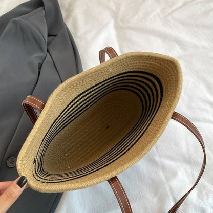 Mateamoda Open-top Canvas Tote Bag