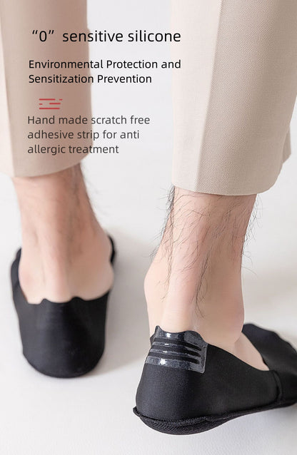 7 PCS New Arrivals Man's socks Men's boat socks Deodorization Sweat absorption Ice silk Men's socks Anti slip and non falling heel Shallow mouthed invisible socks Casual socks