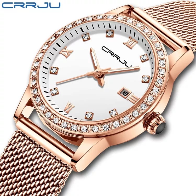 Quartz Watches  Trendy Auto Date Women