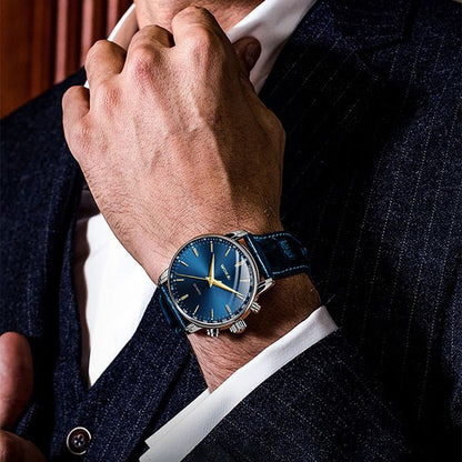 2025 Fashion Leather Watches For Men Quartz Wristwatches Sports Watch Non-Mechanical Quartz Business Watches Male Wrist Watch Leisure Belt Men's Watch Fashion Accessories