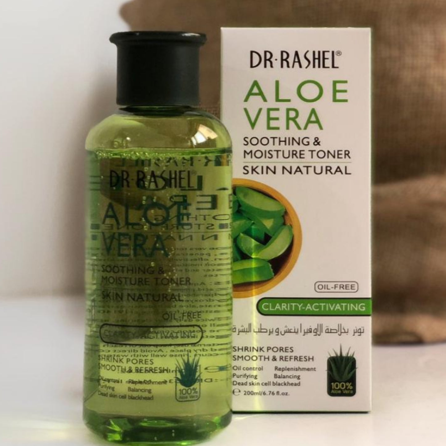 Dr. Rashel Aloe Vera Natural Skin Soothing & Moisture Toner - Shrinking pores Purifying Oil Control Balancing