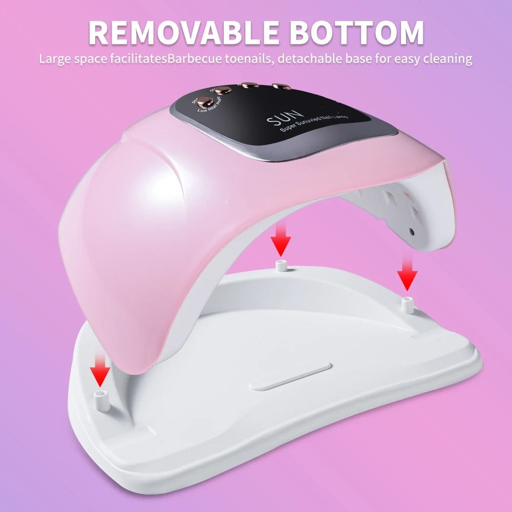 280W 66 LED Nail Art Lamp SUN X15 MAX Professional Gel Polish Dryer With 4 Timer Auto Sensors For Nail Salon Tools