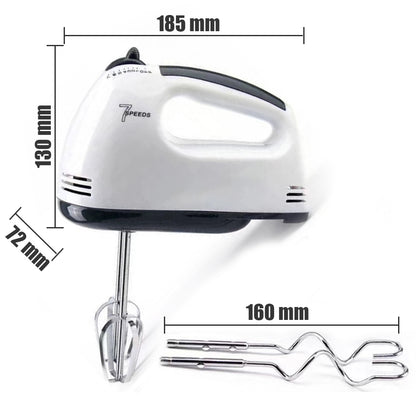2025 New 7 Speed Electric Hand Egg Beater Automatic Mixer Machine Blender Whisk Kitchen Appliances