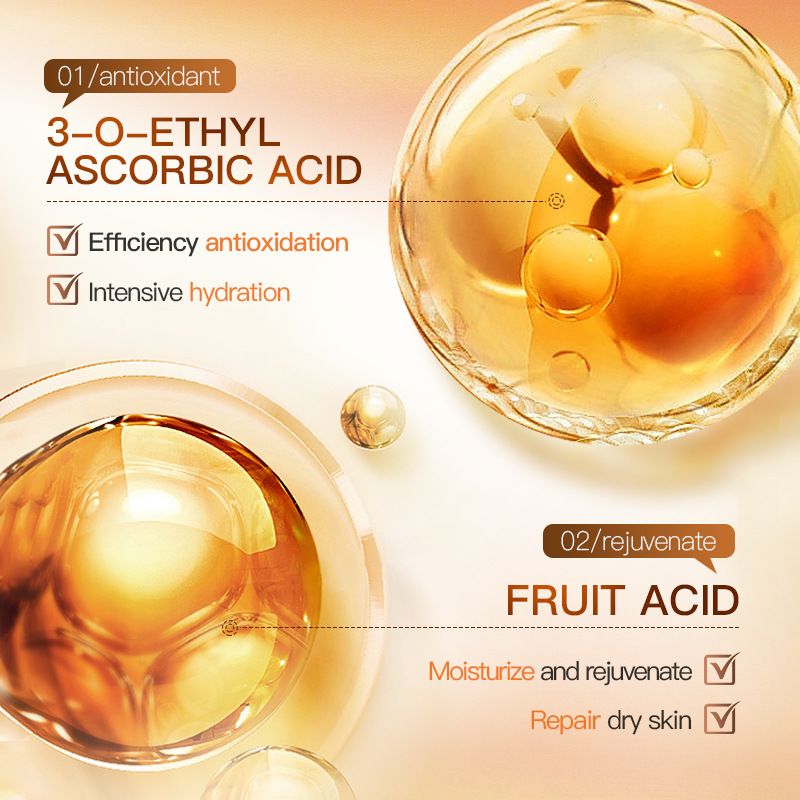 SADOER Sea Buckthorn + Fruit Acid Vitamin C Cream, Anti Oxidant Vitamin C Face Cream, Hydrating Facial Cream , for Intensive Moisturising, Lock in Water, Stabilize Skin Barrier , Rejuvenating, Smooth