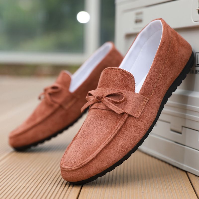 Men's Shoes Casual Shoes Cloth Shoes Beanie Shoes Men's Slip-on Loafers Fashion Canvas Shoes Loafers Men