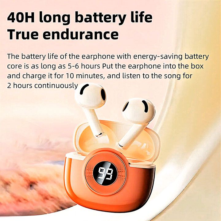 New Arrivals TWS Gaming Earphone Wireless Bluetooth 5.4 Earphone With Mic Bass Audio Sound 9D Stereo Music HiFi Headset For Gamer All Phones