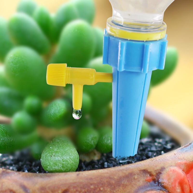 10pcs Auto Drip Irrigation Watering System Dripper Spike Kits Garden Household Plant Flower Automatic Waterer Tools