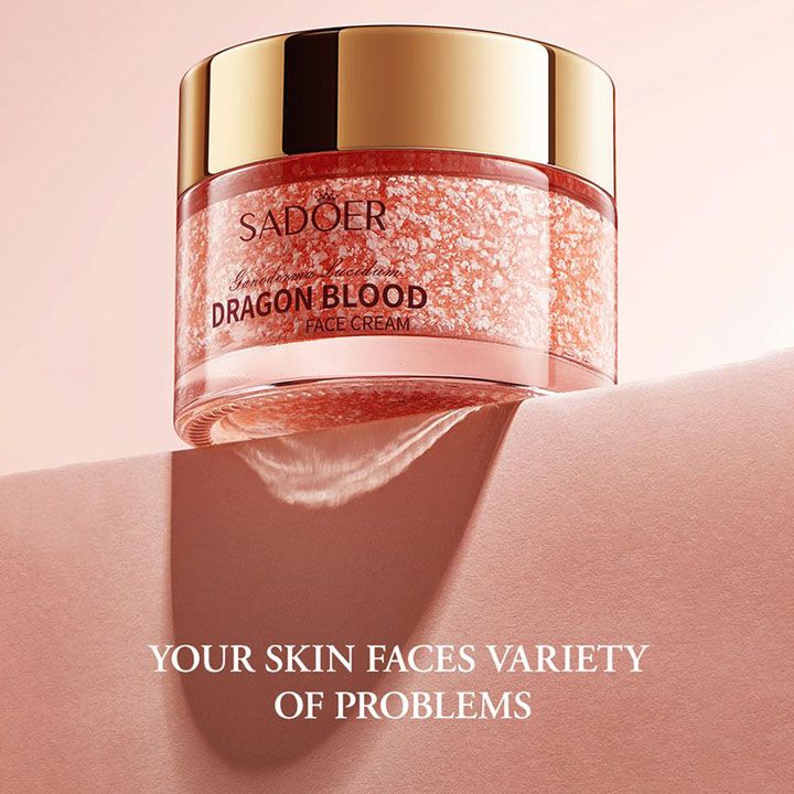 Lingzhi Dragon's Blood Herbal Face Cream Retinol Placenta Dragon Blood Cream For Women Whitening Face Moisturizer Firm Skin Care