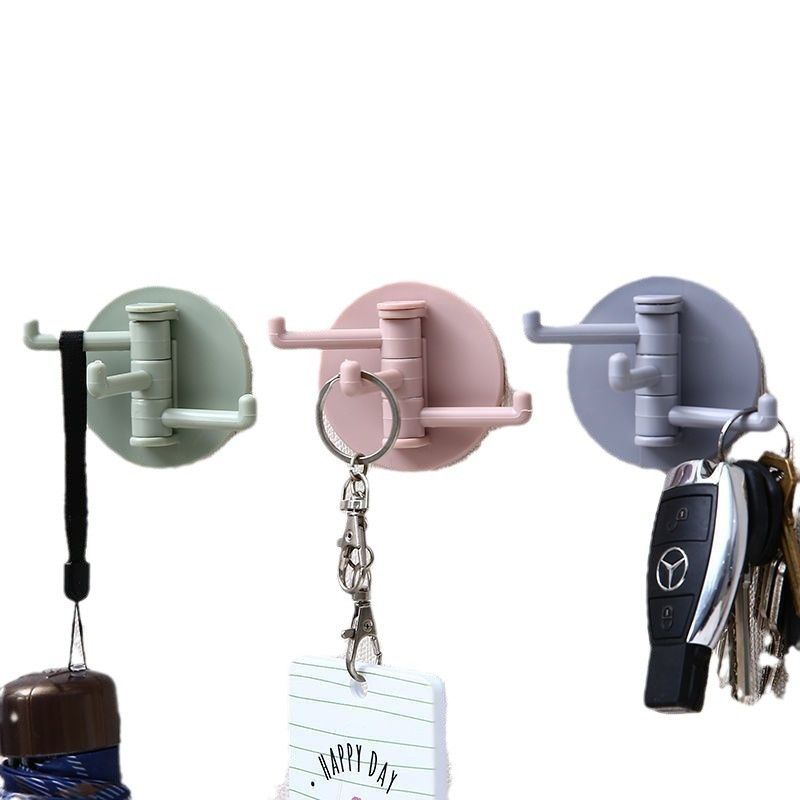 ZHJH 10Pcs of Self Adhesive Kitchen Wall Door Hook Key Holder Rack Towel Hanger Bathroom Rack Hooks Aluminum Multi-Purpose Storage Hooks