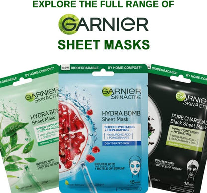 Garnier Skin Active Hydrabomb Pomegranate Tissue Face Mask