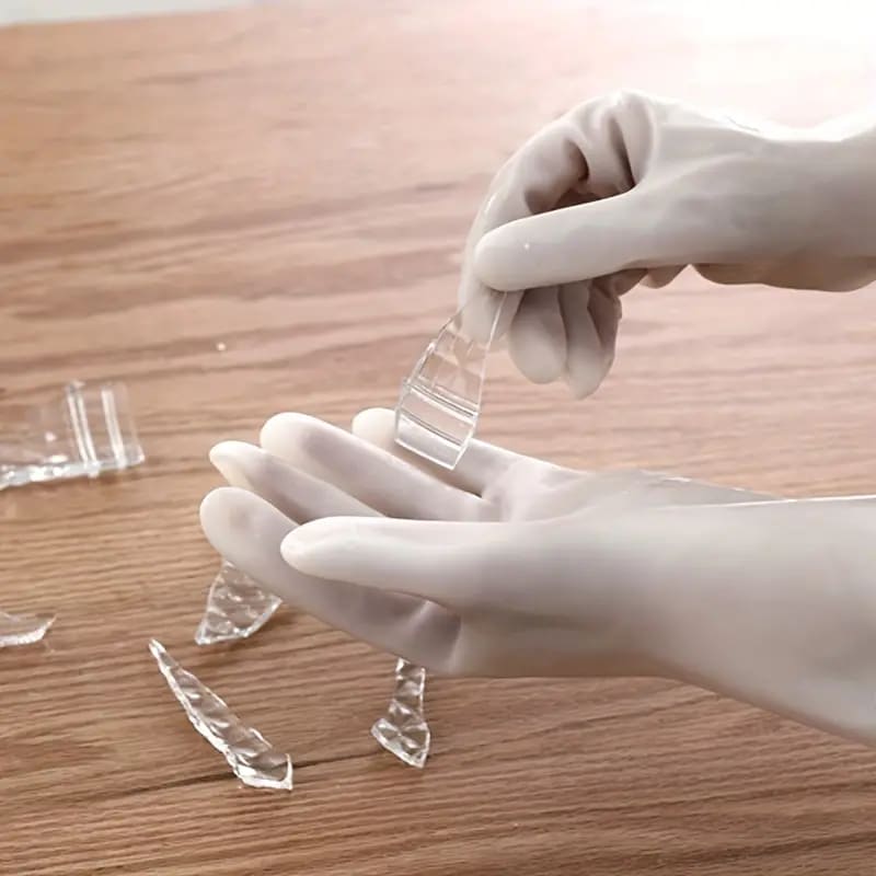 Premium Cleaning Gloves - Waterproof, enhanced grip, long-lasting, perfect for home cleaning kitchen dishwashing and laundry - a must-have cleaning accessory and Indispensable Cleaning Comp