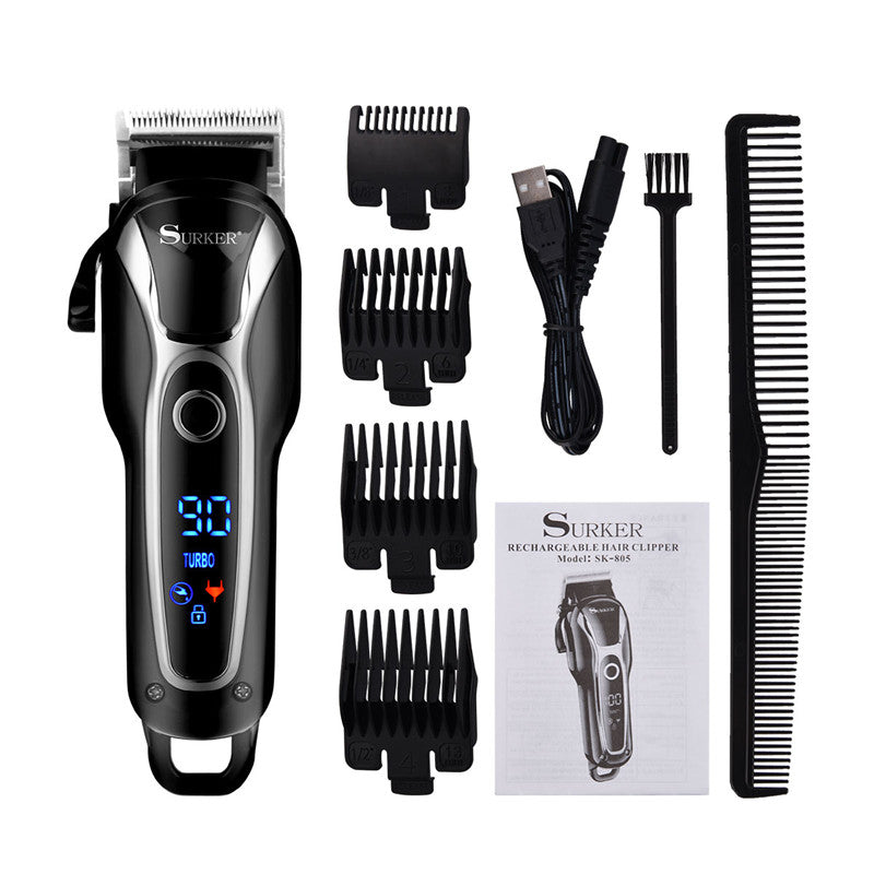 New Arrival Professional Rechargeable Electric Hair Clipper Hair Trimmer Hair Cutting Machine for Child Adults