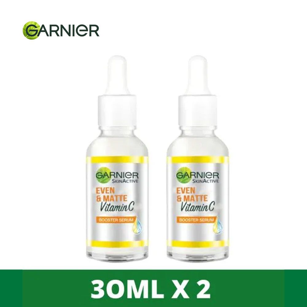 【Discounted】Garnier Vitamin C Booster Serum 30ml Twin Pack