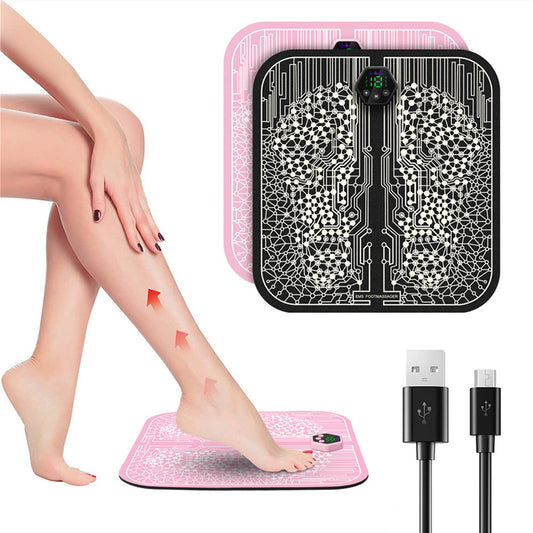 EMS Foot Massager Pad Electric TENS Fisioterapia Mat Massageador Peds Muscular Health Care Relaxation Massager Improve Blood Circulation