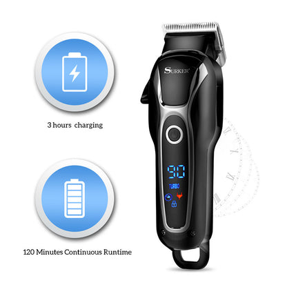 New Arrival Professional Rechargeable Electric Hair Clipper Hair Trimmer Hair Cutting Machine for Child Adults