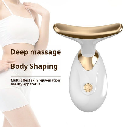 Dolphin beauty device, facial introduction device, household instrument, portable beauty device, neck wrinkle fading massage device