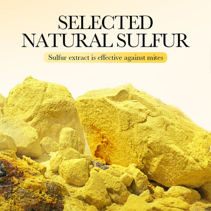 SADOER Sulfur Soap Mite Removal Soap, for Gentle Cleaning, Remove Acne and Smooth Skin