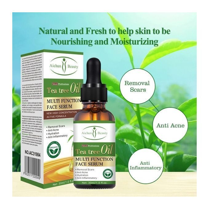 Aichun Beauty Tea Tree Oil Multifunction Face Serum - Anti-acne, Remove Scar Teatree Beauty Skin Care