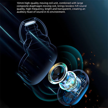 RichRipple A6S Plus Bluetooth Earphone TWS Sports Earbuds Touch Mini Wireless Bluetooth Earpods 5.0 Touch Earphone