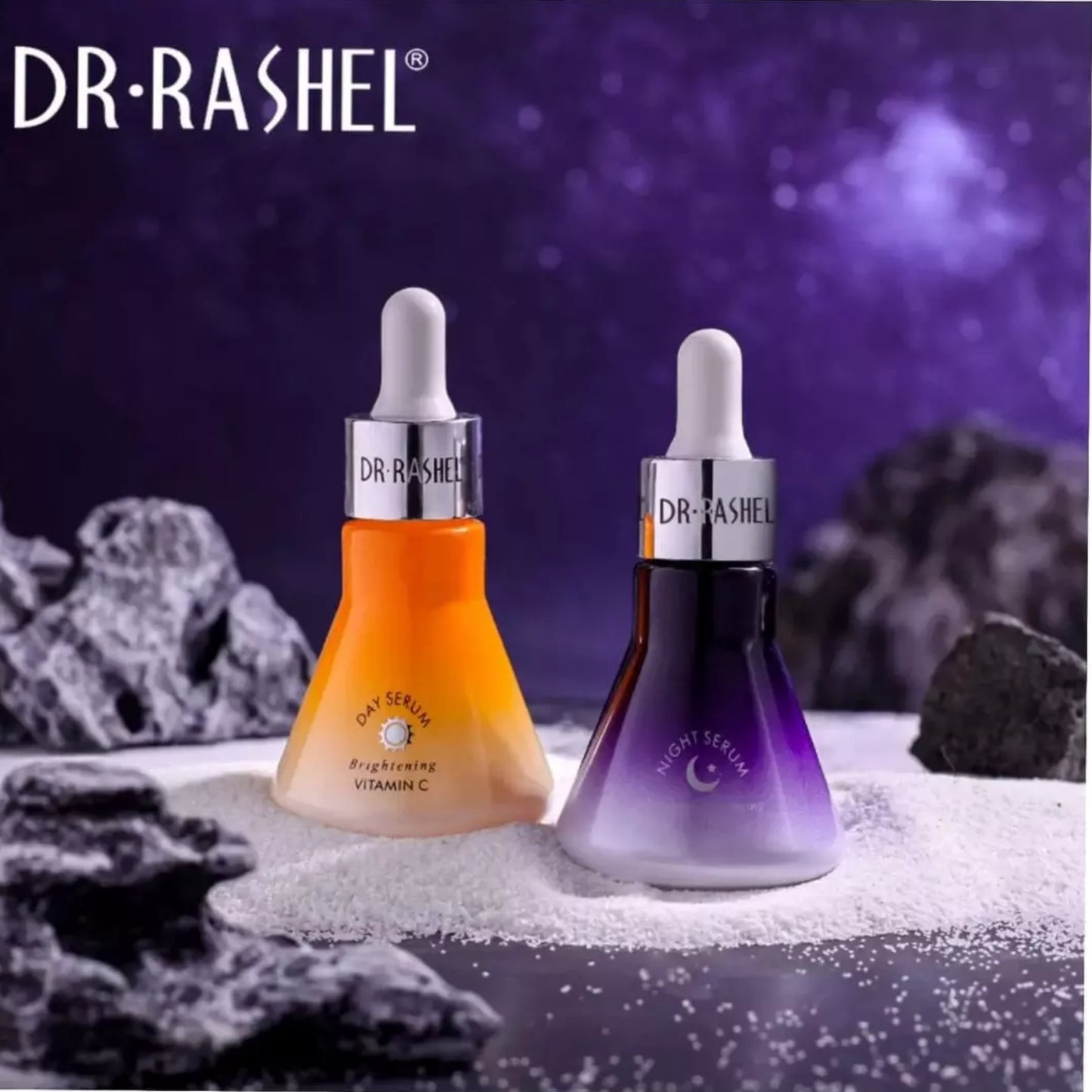 Dr. Rashel 2 in 1 Vitamin C & Retinol Face serum Day Brightening & Night Anti-aging Facial Serum