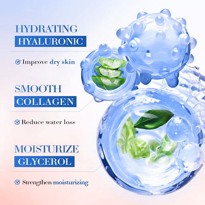 SADOER Hyaluronic Acid Rosehip Oil Hydrating Facial Serum For Relieving Rough Skin , Intensive Hydration, Soothing Like Vitamin C, Nourishing, Enhance Luster of the Skin