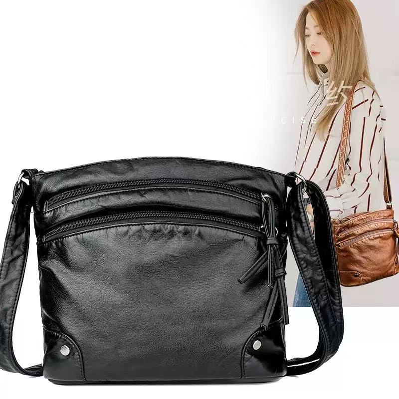 2025 New Arrivals Women's Shoulder Bag European and American Trend Retro Small Bag Casual Simple Crossbody Bag