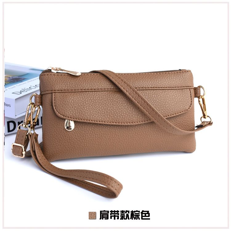 Women's Portable Fashion Wallet PU Leather Hangbag Female Long Clutch Purses Coin Pocket Phone Pocket For Ladies Money Bag