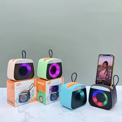 Bluetooth speaker RGB colorful wireless speaker portable desktop outdoor high volume small volume subwoofer