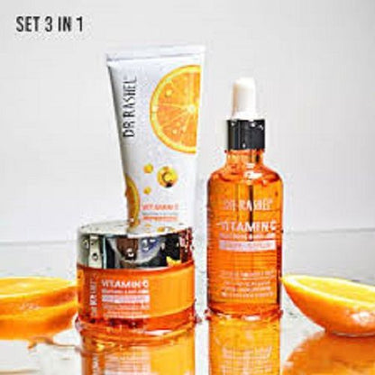 Dr. Rashel Vitamin C Face Serum + Cleanser + Face Cream