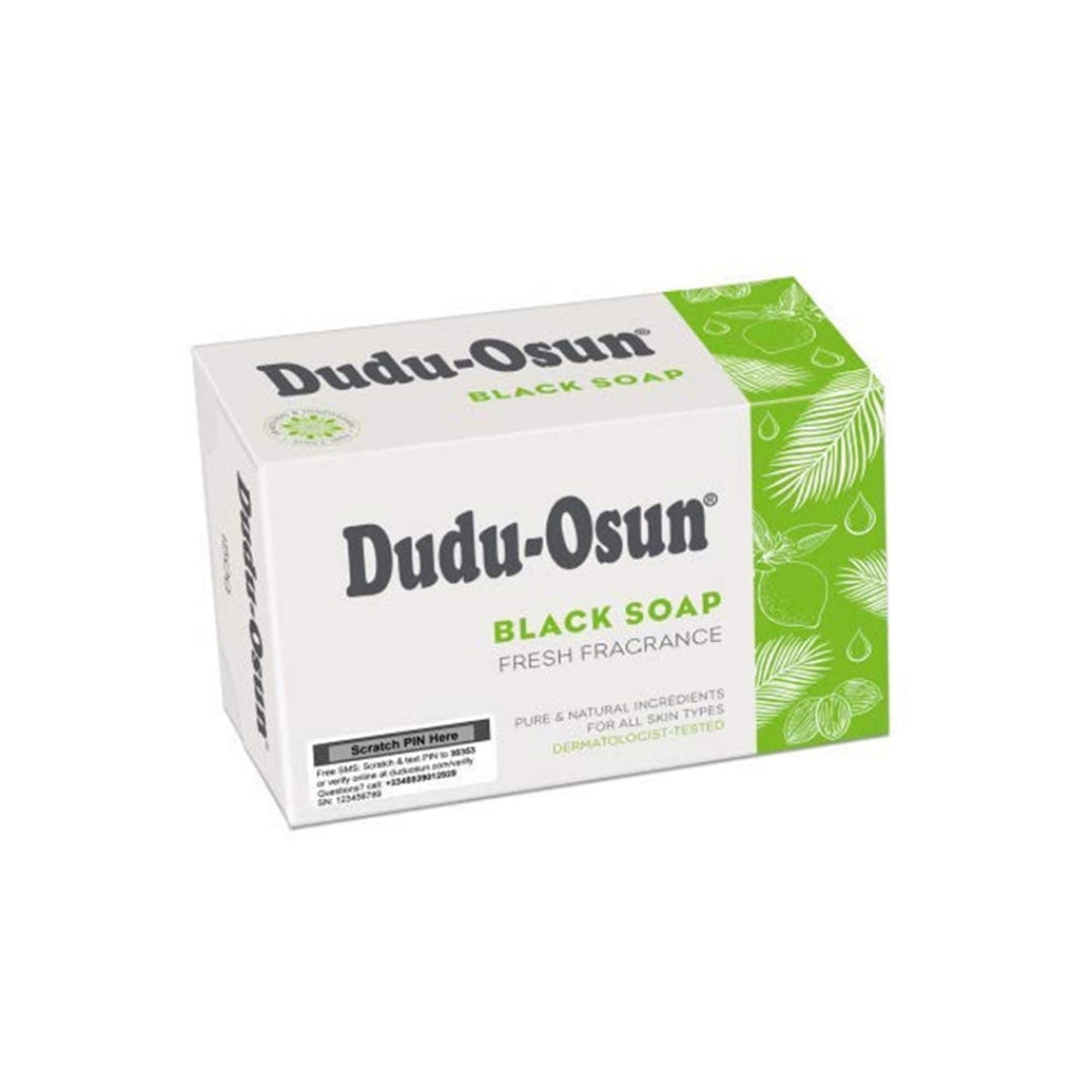 Dudu-Osun 3 PIECES African Black Soap Pure Natural - For Acne, Freckles, Dark Spots - Dudu Osun