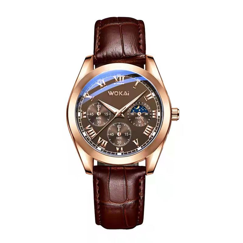 Fashion Leather Watches For Men And Women Retro Watch Non-Mechanical Quartz Business Watches Male Female Wrist Watch