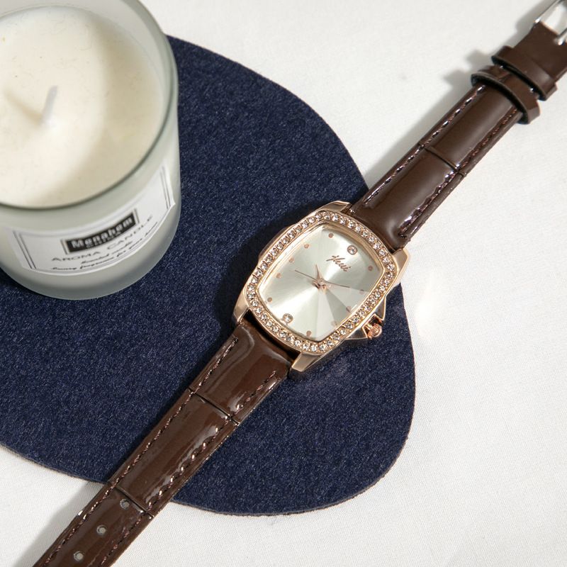 Ladies' Watch Quartz Watch Belt Water Diamond Elegant Diamond Set Watch