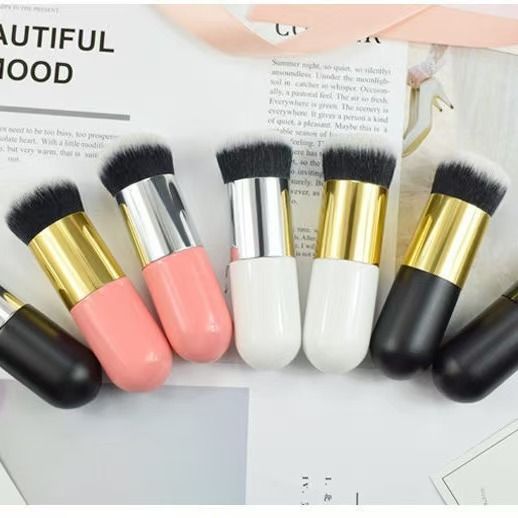 New Chubby Pier Foundation Brush Flat Cream Makeup Brushes Professional Cosmetic Make-up Brush Makeup