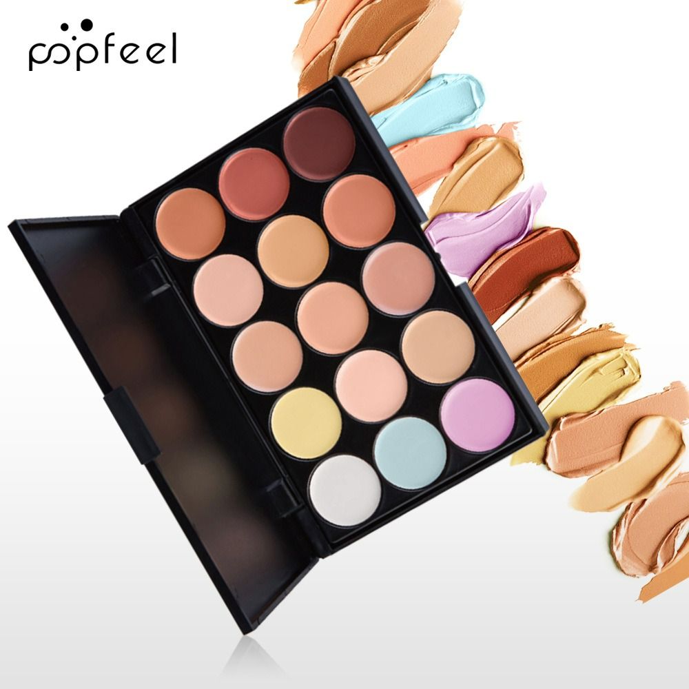 8Pcs Face Makeup Set Complete Cosmetic Kit with Concealer palette, Setting Powder, Face Primer, Brushes,Makeup spong