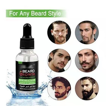 Barbe Beard Essentital Oil Beard Growth Enhancer Pure Natural Nutrients Beard Oil for Men Facial Nutrition Beard Care