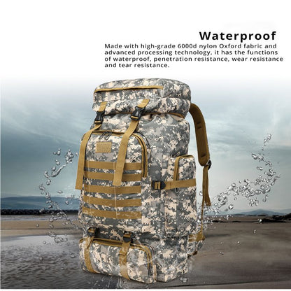 Travel Large Capacity Camo Mountaineering Multi-Functional Camping Hiking Sports Backpack