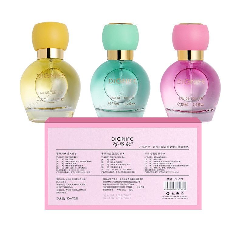 New Arrival 35ML*3 Women's Perfume Set Long Lasting Fresh Floral Fragrance Original Brand Parfum Spray 3 in 1 Gift Set