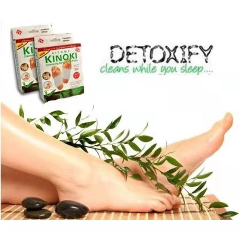 10pcs/box Detox Foot Patches Pads Body Toxins Feet Slimming Cleansing Herbal Body Health For Weight Loss