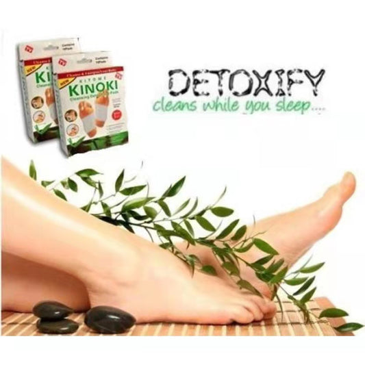 10pcs/box Detox Foot Patches Pads Body Toxins Feet Slimming Cleansing Herbal Body Health For Weight Loss