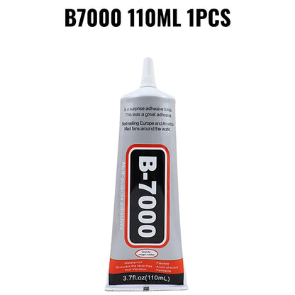15ML 50ML 110ML B7000 Clear Contact Phone Repair Adhesive Universal Glass Plastic DIY Glue Multipurpose Jewelry Rhinestone Super Glue Cell Phone LCD Touch Screen Glue