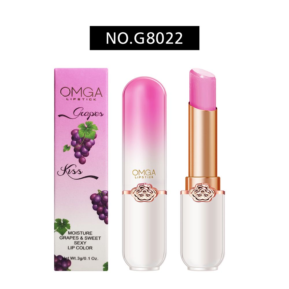 Honey Peach Girl's Color Changing Lipstick Moisturizing, Moisturizing and Makeup Keeping Honey Peach Crystal Jelly Warm lipstick