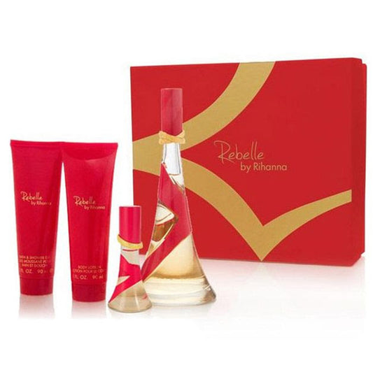 Rebelle Women EDP 4 Piece Gift Set with Mini perfume