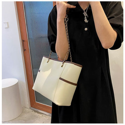Ladies Shoulder Bag Women Handbags Tote Bag Commuter bag PU Chain Bag