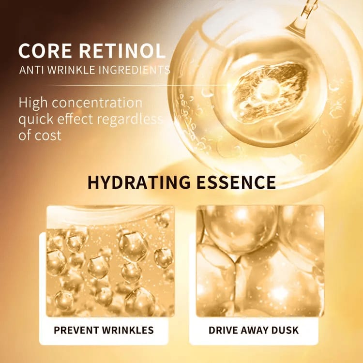 SADOER Retinol Eye Serum Anti Dark Circle Eye Bags Removal Dark Circles Puffines Whitening Lightening Cream Wrinkle Removal Serum Eyes Firming Skin Care Beauty