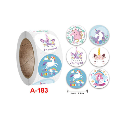 500PCS Children Sticker Label Thank You Stickers Cute Toy Game Tag DIY Gift Sealing Label Decoration Supplies Cartoon Animal