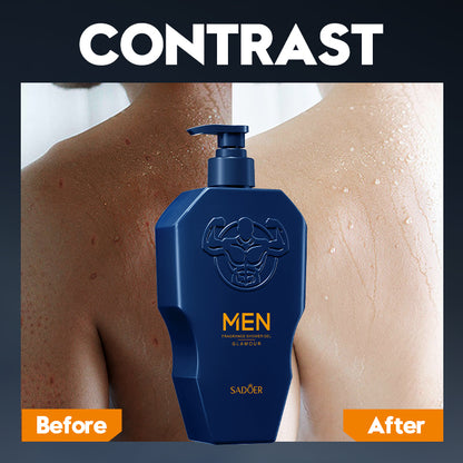 500ml SADOER Men's Exclusive Aromatherapy Shower Gel for Deep Cleansing, Refreshing & Invigorating Body Care Perfume