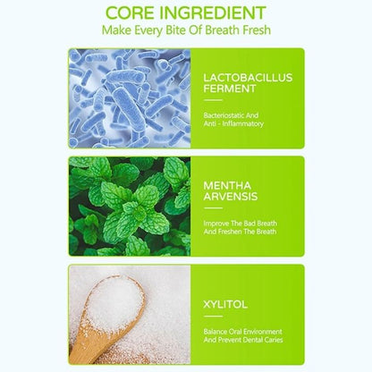 Disaar Mint Flavor Probiotic Mouth Spray Fresh Breath Oral Odor Freshener Portable Remove Bad Breaths Freshener