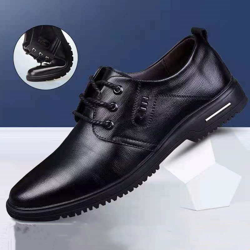 Work Shoes Breathable Casual Shoes Men's Shoes Oxfords Business Formal Soft Soles Top Shoes Men Lace up Casual Derby Shoes