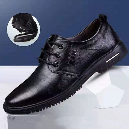 Work Shoes Breathable Casual Shoes Men's Shoes Oxfords Business Formal Soft Soles Top Shoes Men Lace up Casual Derby Shoes